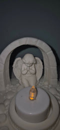 Praying angel tea light