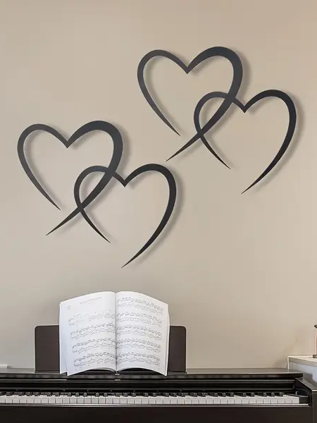Heart wall art