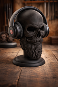 Skull headphones stand
