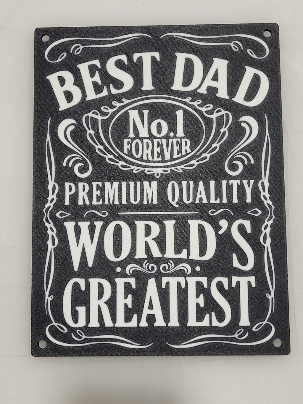 Best dad plaque