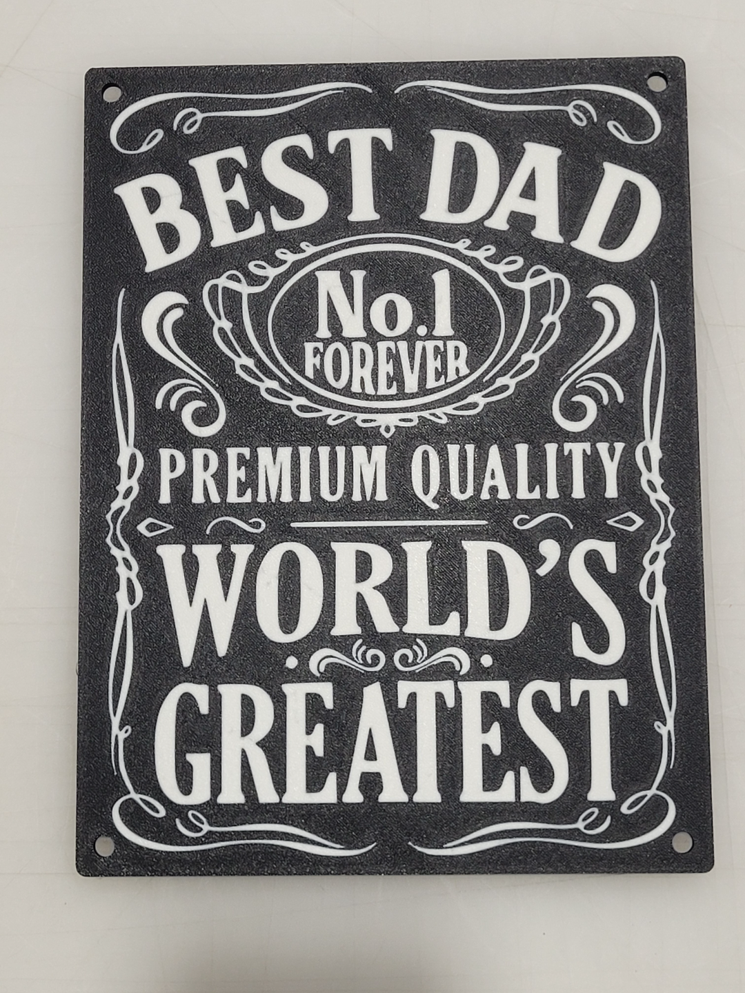 Best dad plaque