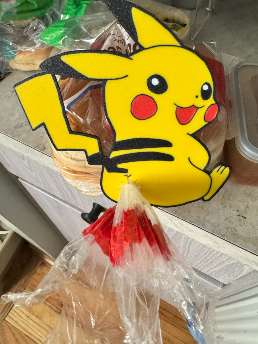Pikachu bread clip