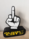 Middle finger light box