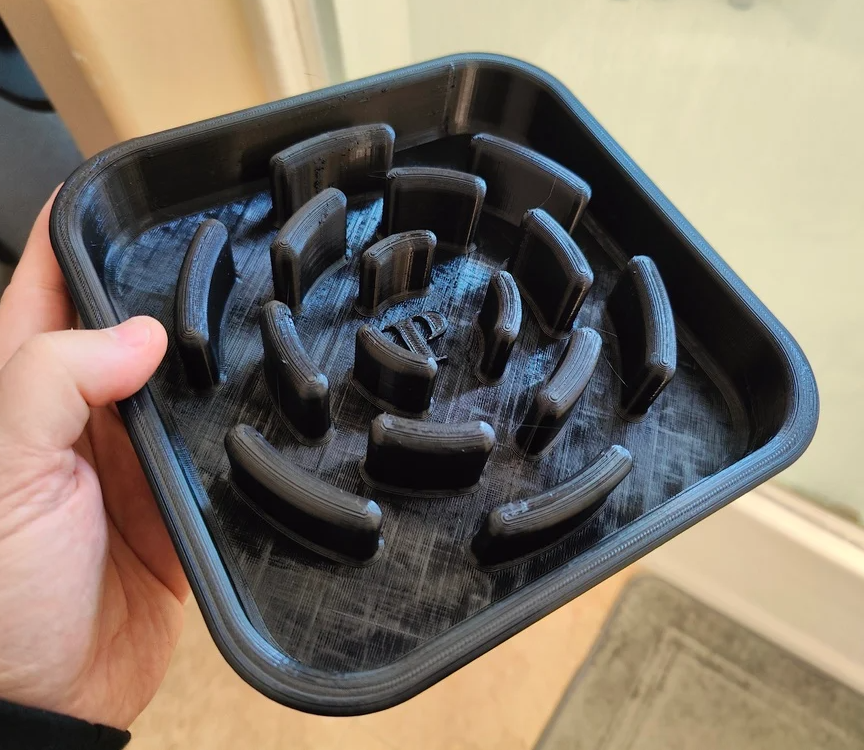 Slow feeder pet bowl