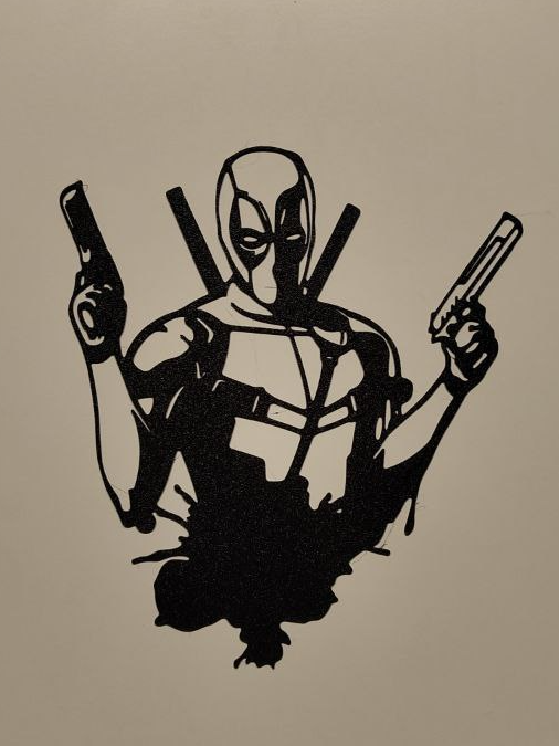 Deadpool stencil
